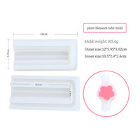 Neue Ideen 12cm Silikon-Mousse-Röhrenform Kinder-DIY Sandwich Runde Quadratische Röhrenform Kerzen-Kuchenform