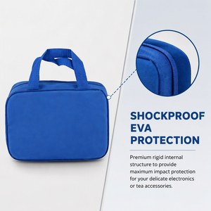 Bolsa de almacenamiento para nebulizador, diseño sencillo, con cremallera, de tela Oxford profesional, gran capacidad, bolso para instrumentos médicos, portátil - Product Image 3