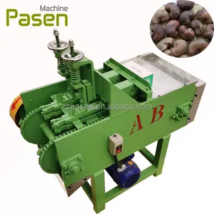 automatic cashew nut skin peeler peeling cashews processing machine