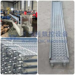 Metal Galvanized Steel Walk <b>Scaffolding</b> Plank Roll Forming Machine Line Motor Bearing PLC Long Service Life 5500W 6000kg - Product Image 5