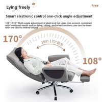 Chaise de bureau de direction à dossier haut en cuir PU de haute qualité, confortable pour un usage domestique