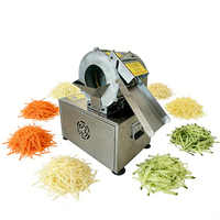 YYHB Multifunctionele Gemotoriseerde Groentehakker met 2-4mm verwisselbare messen 220V 1800W 12.5KG voor commerciële catering
