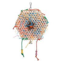 Jouets pour oiseaux : Accessoires de cage à oiseaux en forme de paille et de corde, style papier, à mâcher, en bambou tressé, forme rectangulaire, Guangdong