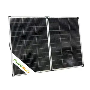 100W Mono PV mô-đun 12V 18V 120W 200Watt xách tay có thể gập lại năng lượng mặt trời hỗ trợ bảng điều khiển