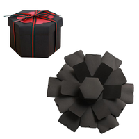 Nouvel ensemble de boîtes cadeaux Saint-Valentin Design Polygon – Boîte surprise explosive pour femme