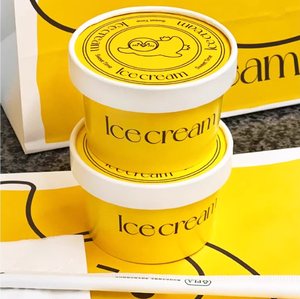 Thiết Kế Logo 4Oz 5Oz 8Oz 12Oz 16Oz 26Oz Và 32Oz Kem Bát Kem Cốc Giấy Kem Xô Và <span class=keywords><strong>Container</strong></span> - Product Image 5