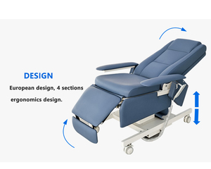 Kursi Donor Darah Perabot Rumah Sakit Kulit Sintetis Kursi Pengambilan Darah Bank Darah - Product Image 3