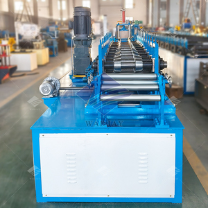 High Quality New Construction Decoiler Roof Building Manufacturing Plant Rollers U-Type Stud Track <b>Making</b> <b>Machine</b> Gear Bearing - Product Image 3