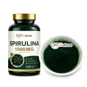 CHTNature Private Label High <strong>Protein</strong> 500mg 1000mg Spirulina Powder <strong>Tablets</strong> - Product Image 3