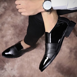 European American style <b>size</b> 38-48 men's business casual leather shoes British style fashion banquet <b>wedding</b> groom <b>dress</b> shoes - Product Image 2