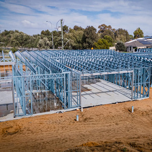 Nhà máy Trọng lượng nhẹ Modular đúc sẵn Kết Cấu Thép Khung Kim Loại Nhà Kho Nhà máy sản xuất các tòa nhà - Product Image 6