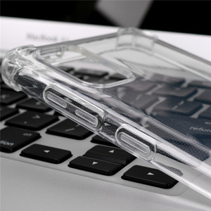 Custodia Morbida in Silicone TPU <span class=keywords><strong>Trasparente</strong></span> di Lusso con Cristalli per <span class=keywords><strong>Samsung</strong></span> Galaxy A21 SC-42A, Antiurto a Quattro Angoli - Product Image 2