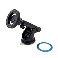 Support de téléphone universel magnétique pour grille d'aération de voiture avec ventouse télescopique