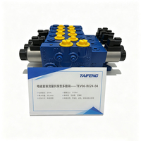 Vanne hydraulique à solénoïde TEV06 pour un contrôle maximal du débit, série TEV06, vanne sectionnelle de partage de débit, pièces hydrauliques