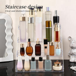 Soporte de almacenamiento de maquillaje de Colonia transparente personalizado al por mayor Trey 3 4 5 niveles joyería Perfume estantes de almacenamiento para el hogar - Product Image 5