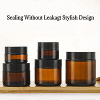 Emballage cosmétique, pot en plastique PET ambré de 500 ml, couvercle à vis, carton, savon liquide, tailles 30 ml-250 ml