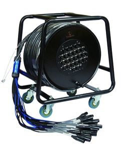 Câble audio multipaire XLR professionnel 8 canaux avec gaine en PVC pour combinaison de haut-parleurs blindés – En stock - Product Image 1