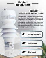 SENTEC SEM9000 Estación Meteorológica Inalámbrica Profesional Automática para Monitoreo Meteorológico Industrial y Agrícola