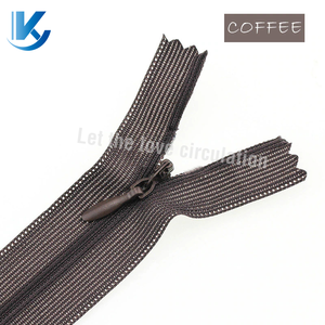 KY ซิปไนลอนลูกไม้เป็นมิตรกับสิ่งแวดล้อม3 # ซิปที่มองไม่เห็นสำหรับชุดวัสดุพลาสติกตาข่ายที่กำหนดเอง - Product Image 3