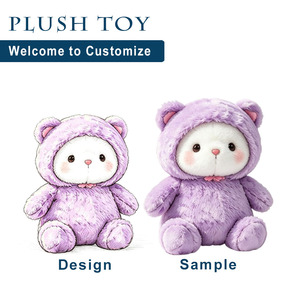 Orsacchiotto di Peluche Personalizzato di Alta Qualità, Giocattolo Morbido in Cotone PP, Regalo per Bambine - Product Image 1
