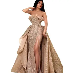 NNR 2023 style lace crystal elegant tropical indian style party evening dress