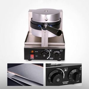 Machine à Gaufres et Snacks Populaire : Crêpière Électrique UFO pour Burgers et Paninis - Product Image 3