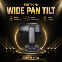 Projecteur LED Bluemoon 300W BSW à tête mobile 540 degrés DMX512 Beam Spot Wash pour discothèque, théâtre, location, fête, DJ, bars