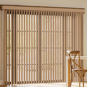 ม่านบังตาแนวตั้งแบบใช้มอเตอร์และไร้สายม่านบังแดดแนวตั้งทำจากพีวีซีและผ้าม่านแนวตั้ง - Product Image 1