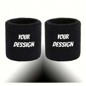 Muñequeras Deportivas Unisex de Algodón Suave Personalizadas para Cualquier Deporte, Personalizables - Product Image 2