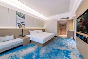 Ensemble de meubles de chambre à coucher <span class=keywords><strong>Leica</strong></span> pour hôtel, lit simple personnalisé, design moderne, taille Queen Size, ensemble de chambre à coucher en bois massif - Product Image 3