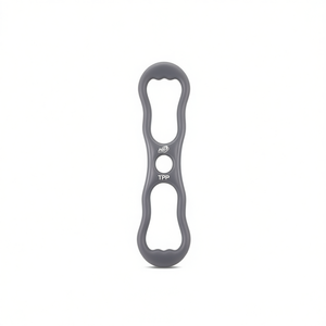 Banda de Ejercicio en Forma de 8 de TPR Gris con Resistencia, Ideal para Entrenamiento Físico - Product Image 1