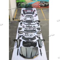 1:1 Kits d'accessoires de carrosserie de mise à niveau de conversion de pare-chocs de voiture LX570 Kit de carrosserie pour Lexus 2008-2015 à LX600 2022 2024