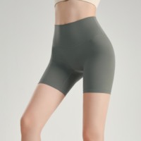 Vente en gros de shorts de sport pour femmes taille haute sans couture hanche levage cinq points pantalons de yoga vêtements de sport de grande taille en XL