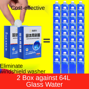 Tabletas Efervescentes Concentradas y Potentes para Limpieza de <span class=keywords><strong>Vidrios</strong></span>, Tabletas Multiusos para Limpiar Ventanas de Autos y Hogar - Product Image 3