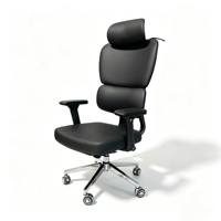 Fauteuils de Direction en Cuir Noir Rembourrés à Dossier Haut pour Salle de Conférence et Bureau – Vente en Gros