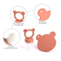 Nouvel ensemble d'alimentation YLA-2024 : Plateau de congélation pour lait maternel, moule à glaçons en silicone pour aliments pour bébés et fruits, et sucette de dentition