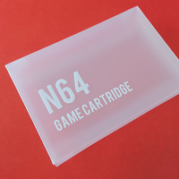 N64 étui de protection de carte de jeu boîte en plastique transparente givrée boîte de rangement boîte d'affichage