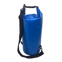 Venta al por mayor logotipo personalizado 2l 3l 5l 10l 15l 20l 25l 30l deporte al aire libre impermeable bolsa seca con 2 correas
