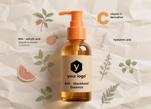 Para esencia antiarrugas vitamina C suero 100mL luz solar para la cara ácido hialurónico infundido limpieza profunda de poros y eliminación de espinillas - Product Image 4