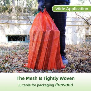 Huamaohengchun60 lbs Reusable Onion Sacks Vegetable Storage Bags Washable <b>Net</b> Bag 21” x 32” for Onion Potato Firewood Crawfish - Product Image 5