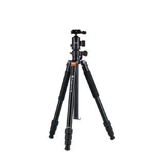 Istikrarlı kamera profesyonel standı Monopod yüksekliği ayarlanabilir evrensel dijital Tripod katlanmış yatay Tripod