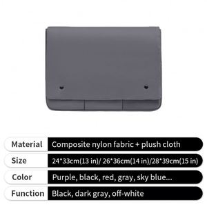 2024 New Arrival Laptop Organizer Case Nylon Portable 13Inch Blank <b>Tablet</b> Sleeve <b>Bag</b> for Business - Product Image 3