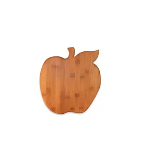 Tabla de madera con forma de manzana para picar, utensilios de cocina, novedad, precio al por mayor