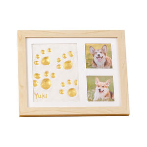 Cadre photo souvenir pour animaux de compagnie Kit d'<span class=keywords><strong>empreinte</strong></span> d'<span class=keywords><strong>argile</strong></span> commémorative pour chiens et chats Conseil composite Cadres photo commémoratifs pour animaux de compagnie - Product Image 3