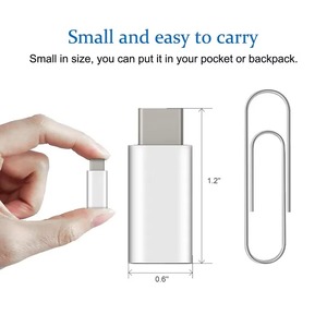 <b>USB</b> <b>C</b> 3.1 Female Otg <b>Adapter</b> Connector for Phone Charging Support Data Transmission - Product Image 3