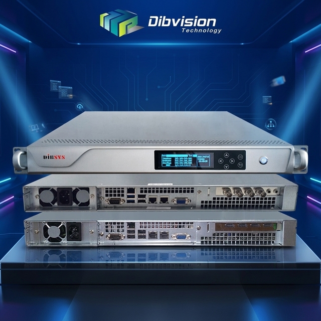 (Caster-R315) Ip Video Encoder Decoder with RTMP HTTP Input, H.264 H.265 Decoding, 4 SDI Output