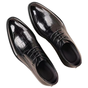 Zapatos Oxford Formales de Negocios para Hombre, Estilo Monk Strap, de Cuero Genuino, Punta Alta, de Alta Calidad, para Novio, Antideslizantes y Transpirables - Product Image 4