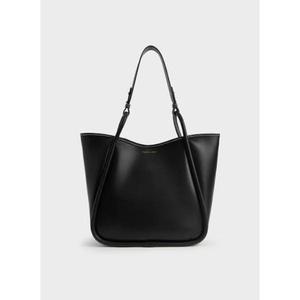 Bolso de mano de piel sintética para mujer, con diseño elegante, cierre de cremallera y dos asas, para compras, viajes, trabajo, uso diario y fiestas. - Product Image 1