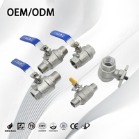 Vanne à bille industrielle à passage total en acier inoxydable SS304 SS316L, 2 pièces, avec joint PTFE motorisé, à bas prix, de Wenzhou