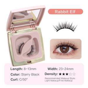 ขนตาปลอมแม่เหล็กแบบนุ่มบาง2ชิ้นขนตาแม่เหล็ก - Product Image 6